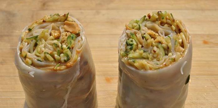 创新口味裹凉皮